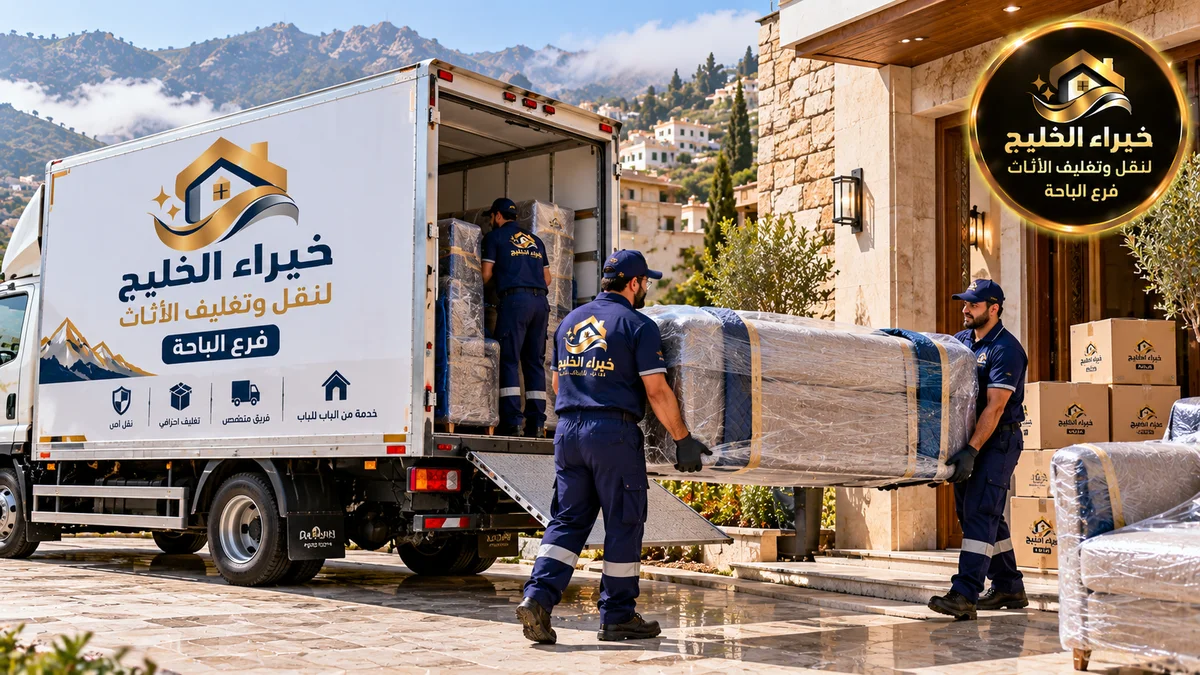 شركة نقل عفش بالباحة 2026 خصم 35% فك وتركيب مجاناً