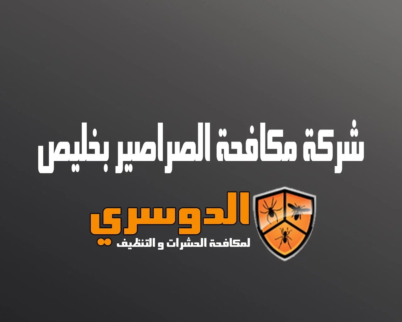 شركة مكافحة الصراصير بخليص