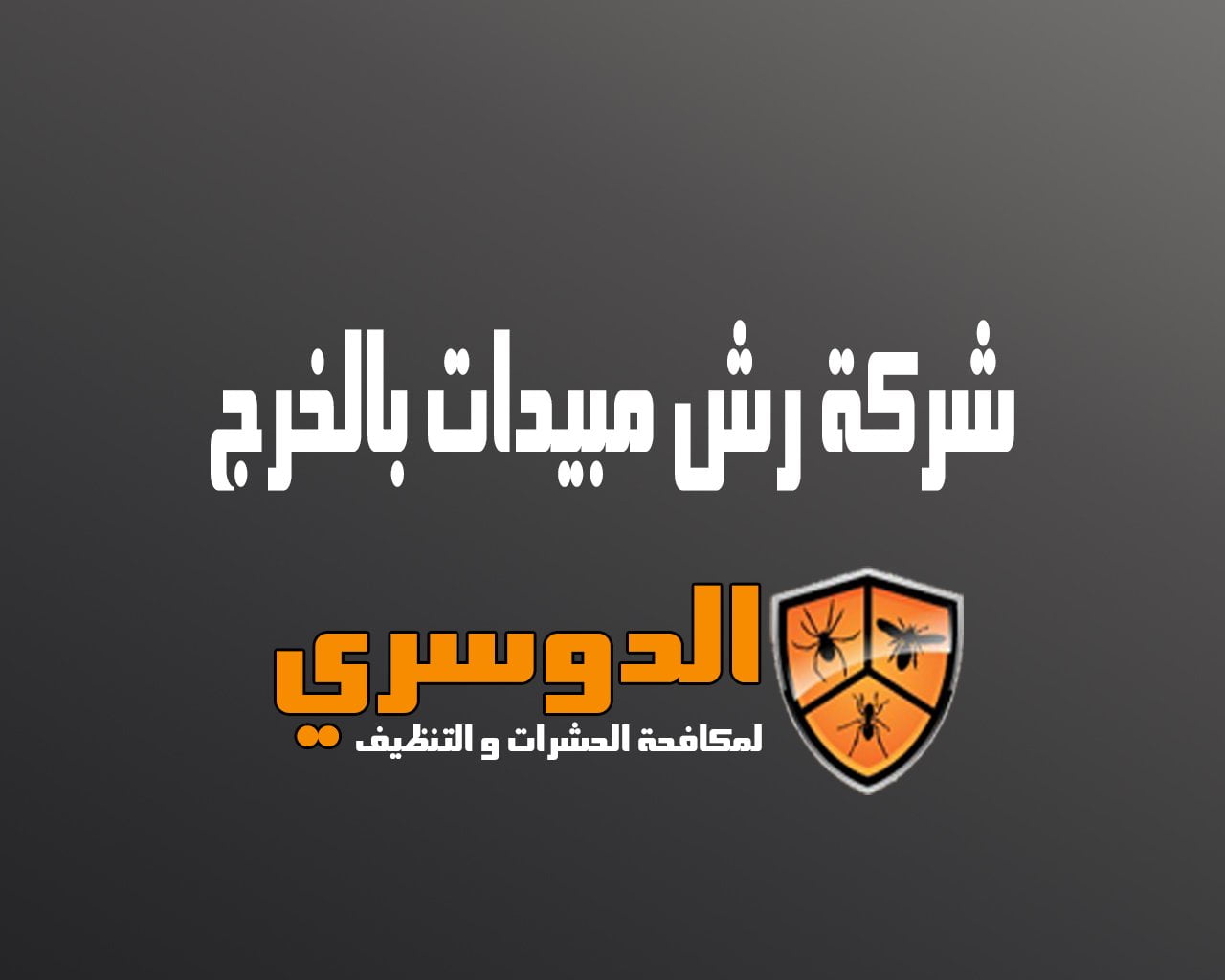 شركة رش مبيدات بالخرج
