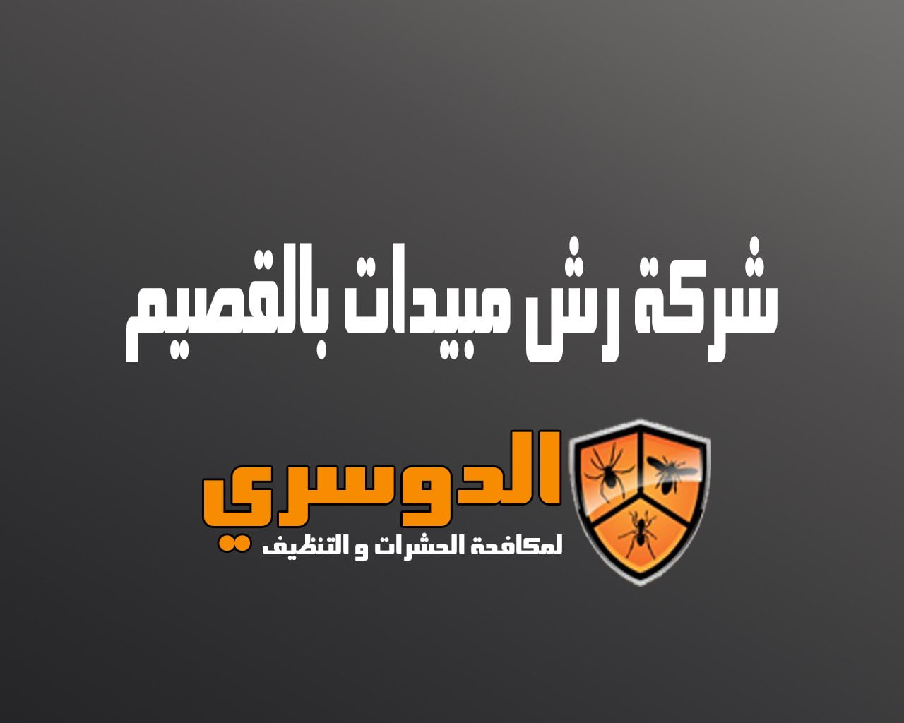 شركة رش مبيدات بالقصيم