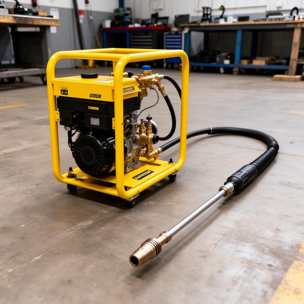 جهاز ضغط مياه لتسليك المواسير