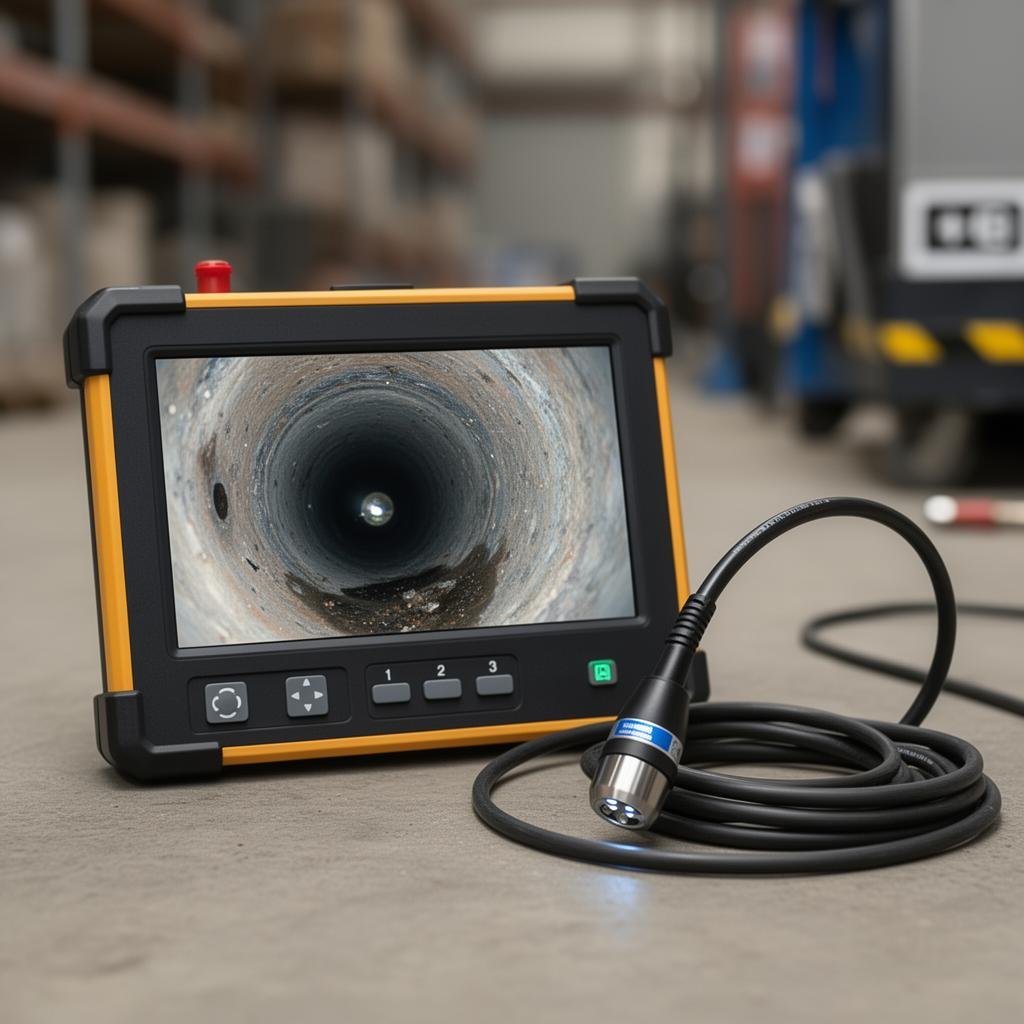 كاميرا فحص أنابيب الصرف الصحي