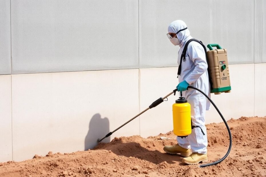 رش دفان بمكة - معالجة التربة ضد النمل الأبيض