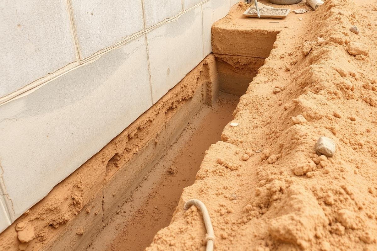 حفر خنادق حول الأساسات لرش المبيدات بمكة