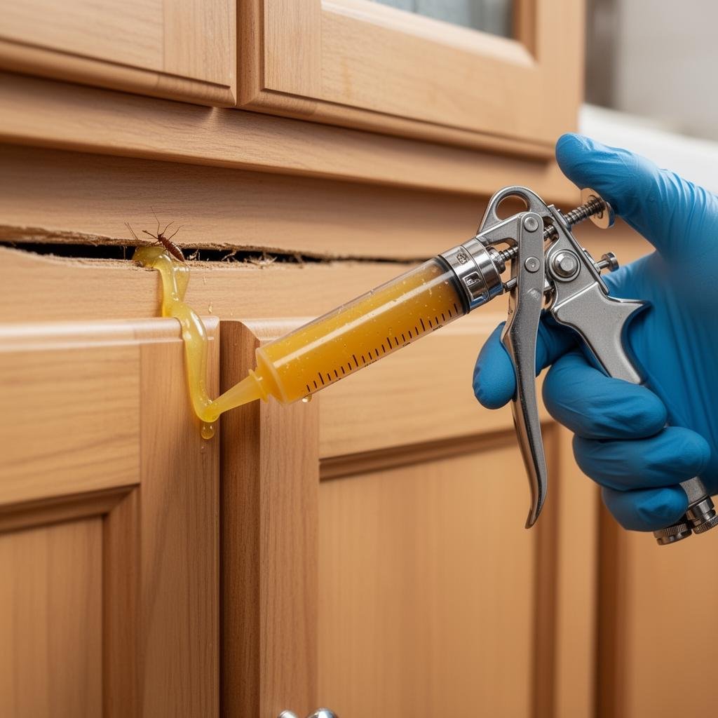 حقن جل مبيد للصراصير بطريقة آمنة ومرخصة بالرياض