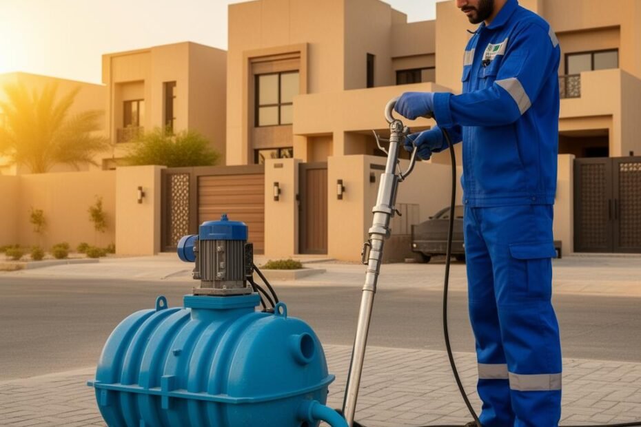 شركة تنظيف بيارات بجدة - خبراء الخليج | شفط وتفجير بيارات بخصم 35% 7 شركة تنظيف بيارات بجدة - فني متخصص يعمل على تنظيف بيارة