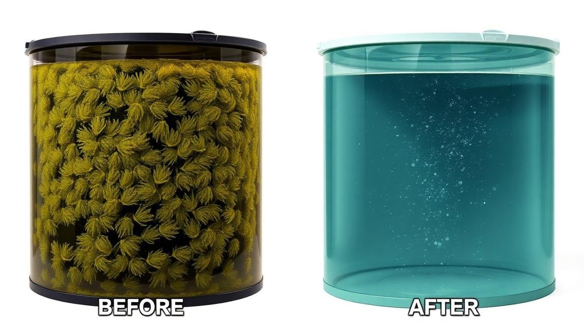 قبل وبعد تنظيف الخزان بالرياض