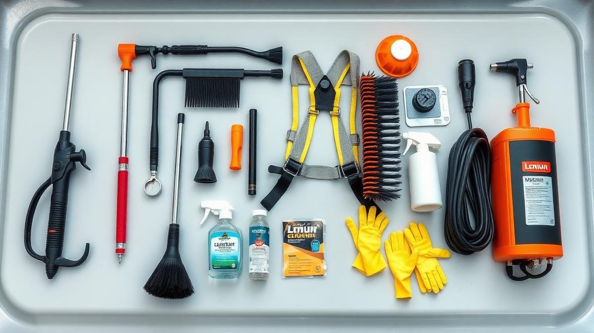 أدوات تنظيف خزانات المياه الاحترافية