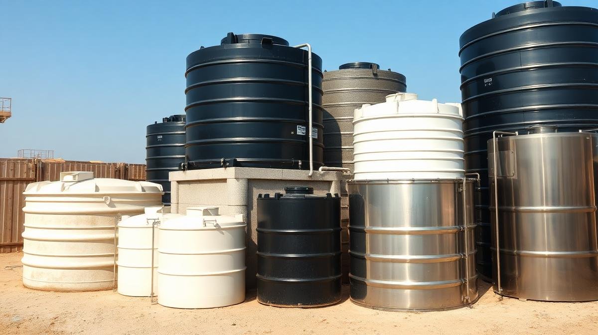 أنواع خزانات المياه في الرياض