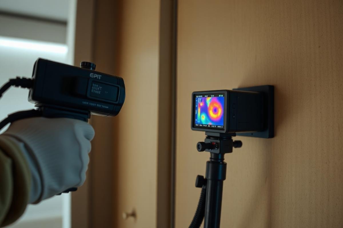 كشف تسربات بدون تكسير بالكاميرا الحرارية بجدة