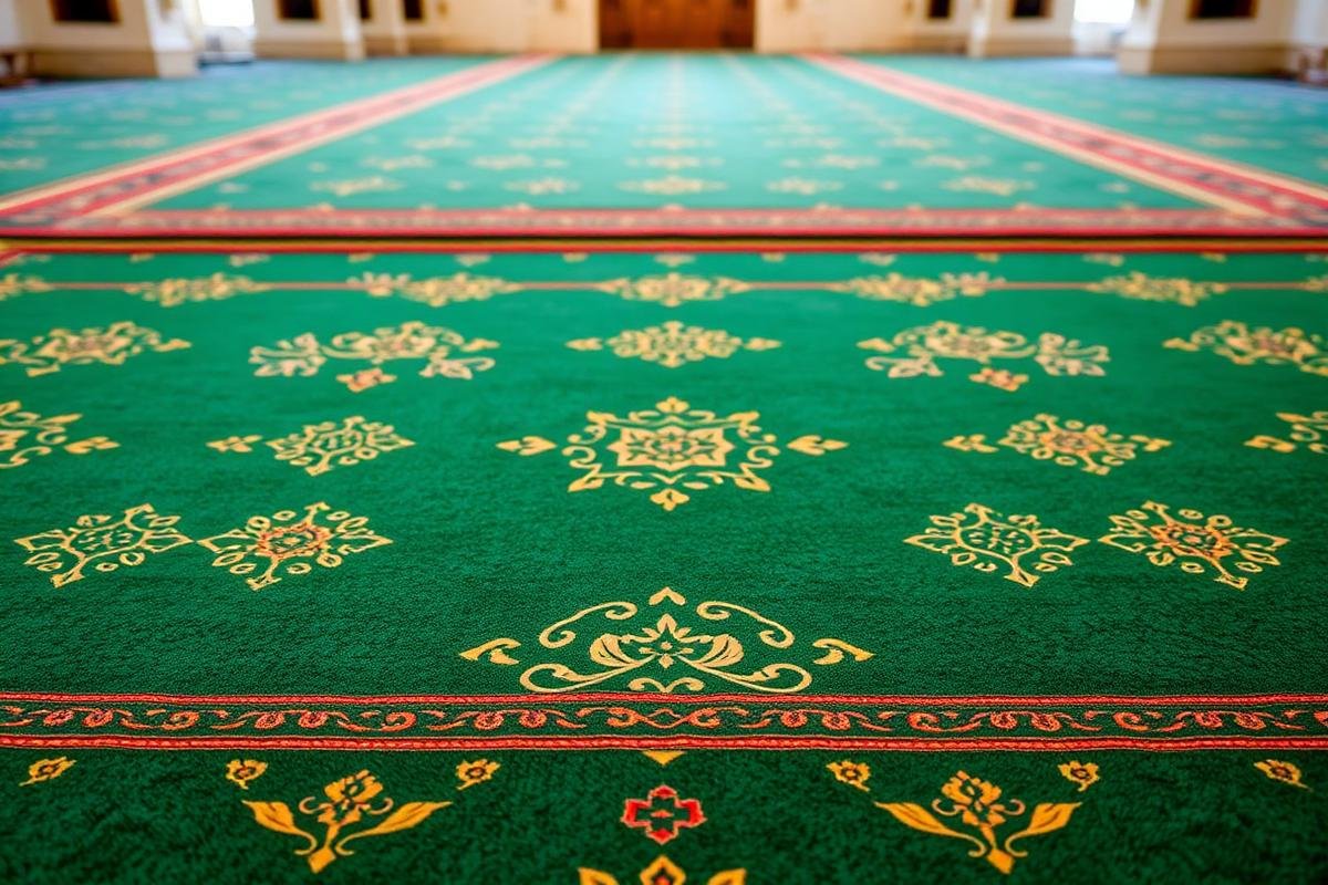 سجاد مسجد نظيف بمكة المكرمة