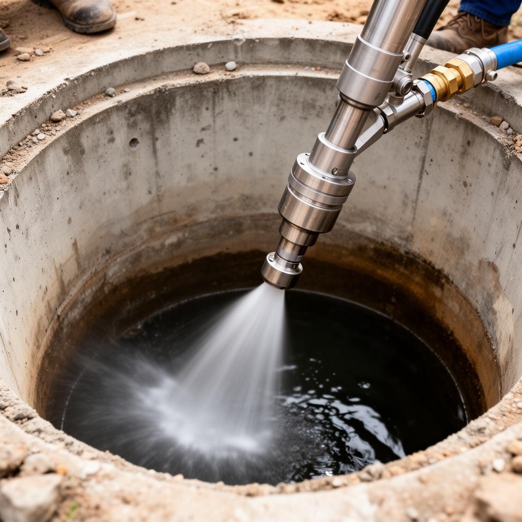 شركة تنظيف بيارات بمكة المكرمة | خبراء الخليج – خصم 35% وضمان 6 أشهر 3 تنظيف بيارة بالضغط العالي Hydro Jetting في مكة المكرمة