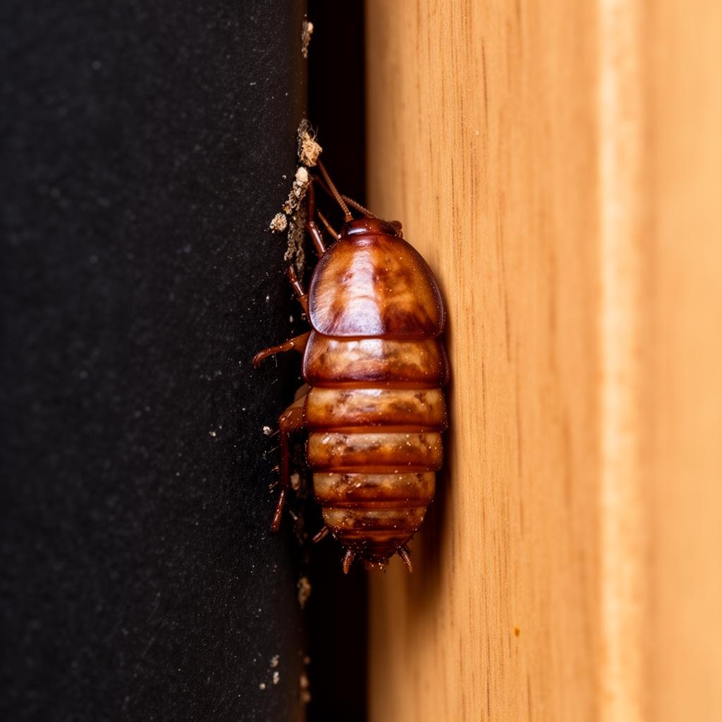 شركة مكافحة الصراصير بالمدينة المنورة 5 كيس بيض صرصور خلف خزانة المطبخ