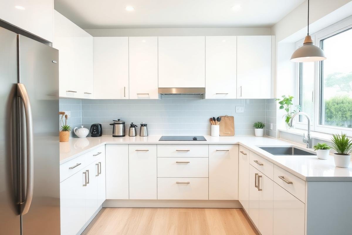 مطبخ نظيف بعد مكافحة الصراصير