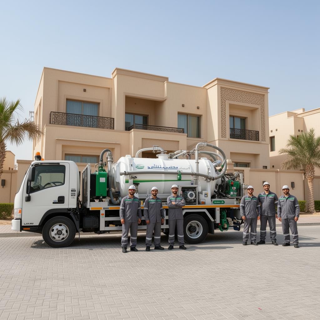 شركة تسليك مجاري بجدة – خبراء الخليج | ضمان 6 أشهر وخصم 30% 1 فريق تسليك مجاري بجدة - خبراء الخليج