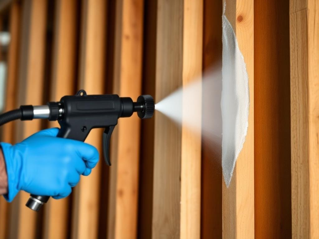 كيفية التخلص من النمل الأبيض نهائياً: دليل شامل 2026 7 رش المبيدات الكيميائية على الأخشاب لمكافحة النمل الأبيض