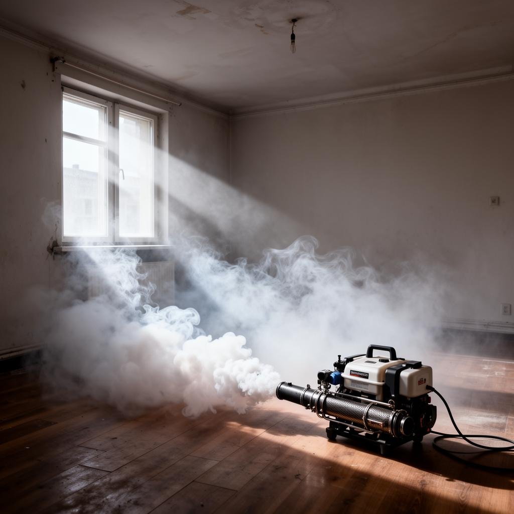 جهاز تبخير حراري لمكافحة الحشرات داخل غرفة بالرياض