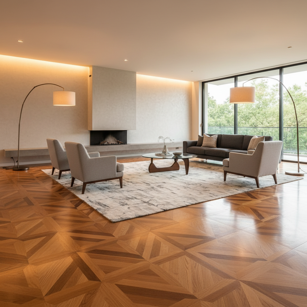 شركة تنظيف سيراميك بجدة | جلي وتلميع بلاط 2026 8 أرضية باركيه نظيفة ولامعة - تنظيف باركيه بجدة