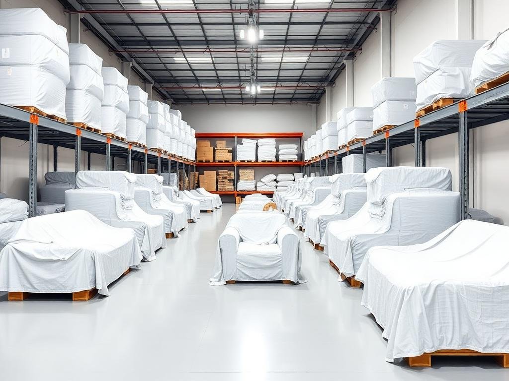 مستودع تخزين أثاث مكيف وآمن بجدة