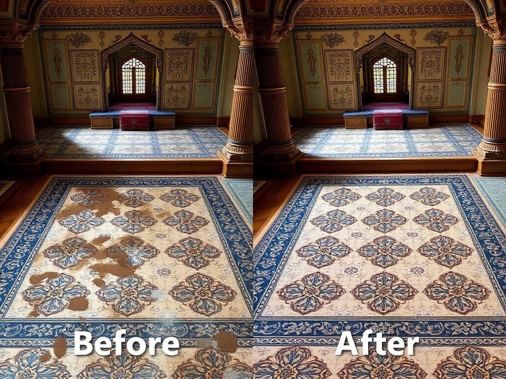 نتيجة تنظيف مجلس قبل وبعد بجدة