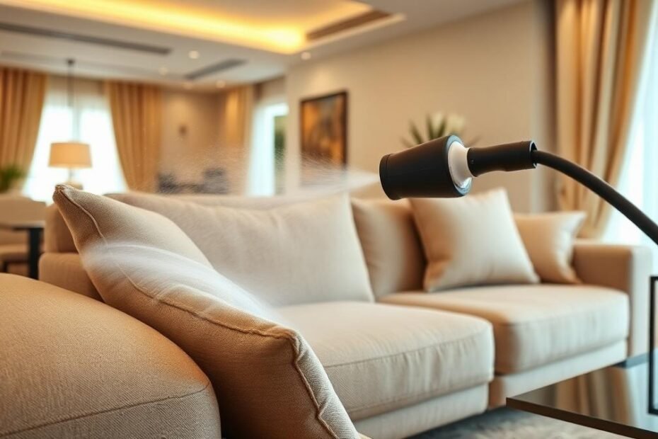 شركة تنظيف كنب بجدة 16 تنظيف كنب قماشي بالبخار بجدة - خبراء الخليج